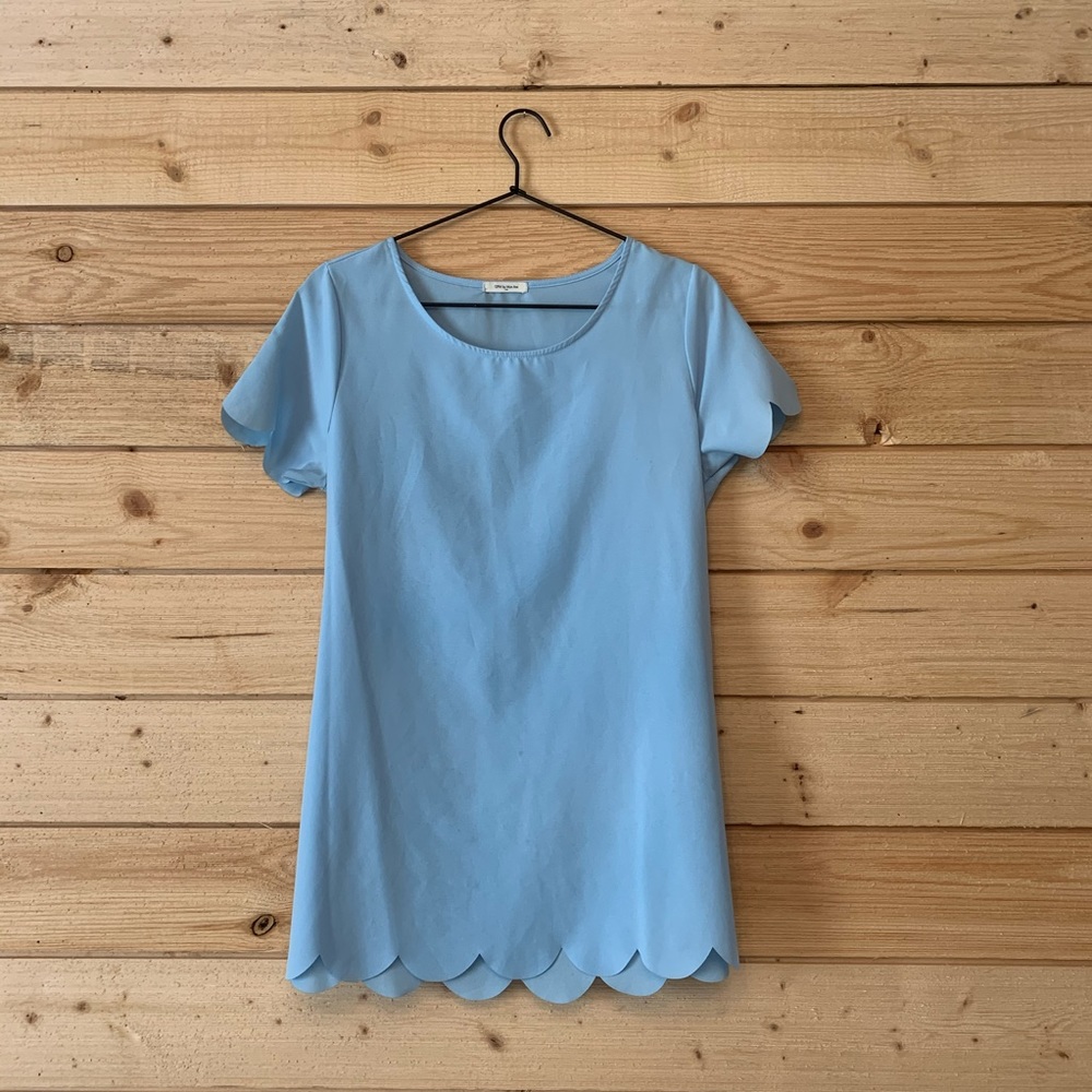 Scalloped Blouse